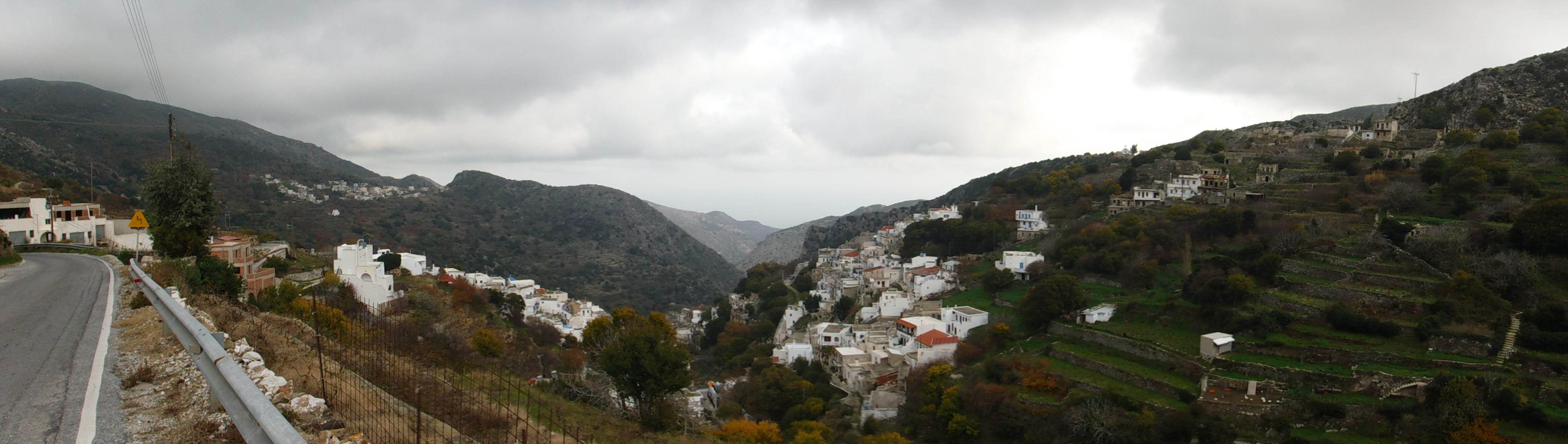 Koronos, in the North-East mountains of Naxos